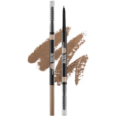 Vivienne Sab Brow Arcade Eyebrow Pencil  Ultra-Fine Tip for Hair-Like Strokes, Smudge-Proof Natural Finish, Built-In Spoolie Brush, Shade 01 Light Blonde, 0.035 oz