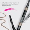 Vivienne Sab Brow Arcade Eyebrow Pencil  Ultra-Fine Tip for Hair-Like Strokes, Smudge-Proof Natural Finish, Built-In Spoolie Brush, Shade 01 Light Blonde, 0.035 oz view 3