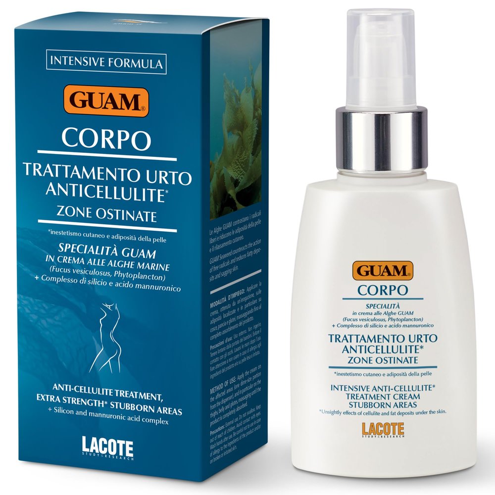 Guam Max Strength Anti Cellulite Cream for Skin Tightening - Natural Cellulite Treatment for Thighs & Buttocks - 3.37oz