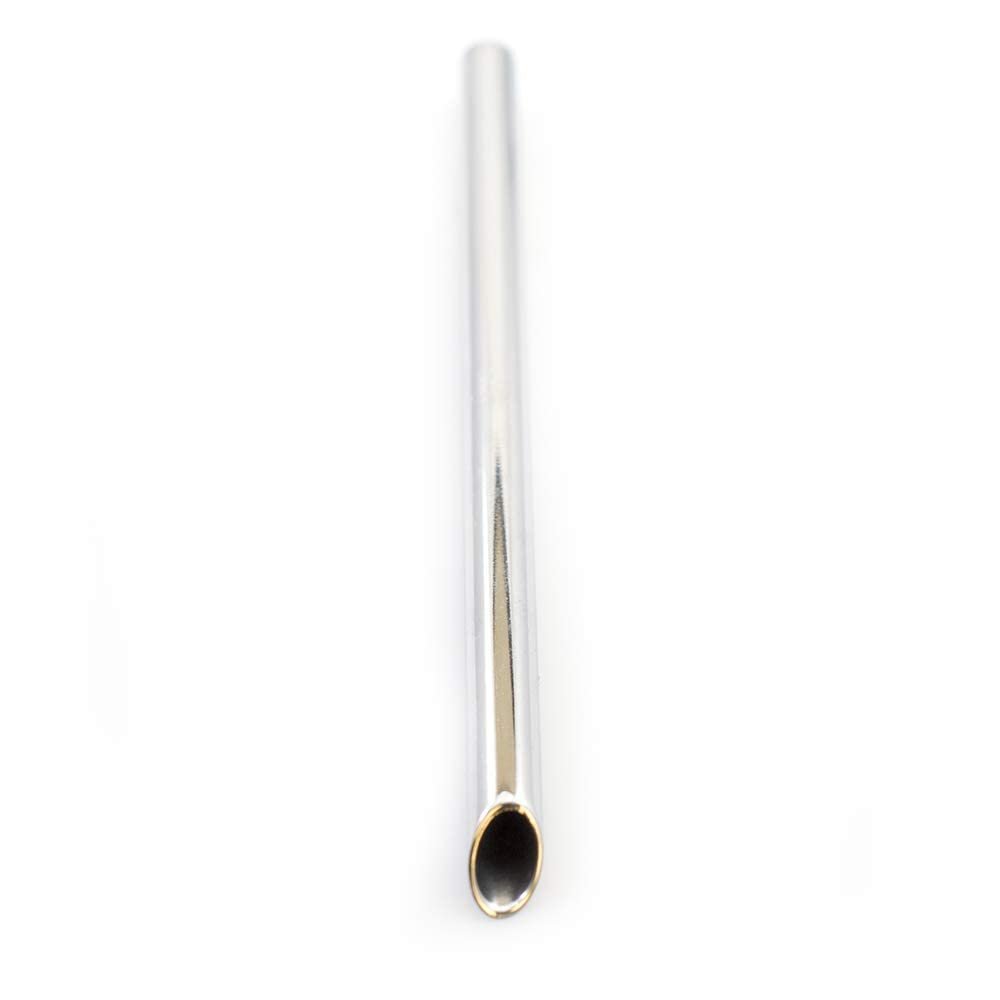 BodyJewelryOnline 00G 361L Surgical Steel Piercing Receiver Piercing Needle Receiving Tube Body Jewelry Holding Tattoo Supplies Microblading Tools 10mm