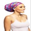 Fairy Black Mother Dreadlocks Satin Locs Bonnet Cap for Men and Women(Roseblue, large) view 1
