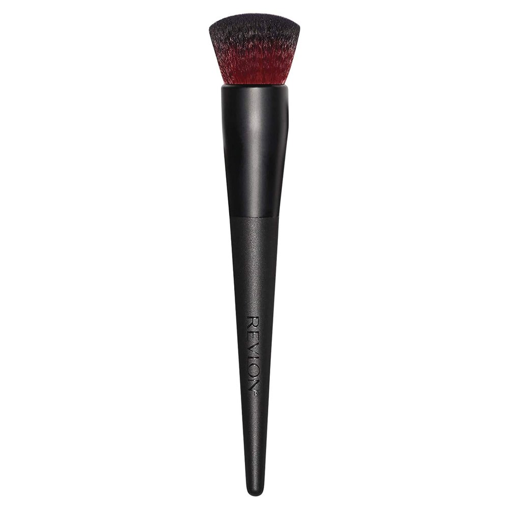 Revlon Buffing Foundation Brush, Face Makeup Brush for Blending Liquid Cream and Powder Foundation, Vegan and Coated