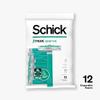 Schick Xtreme 2 Blade Sensitive Skin Disposable Razor For Men, Pack of 12 view 2