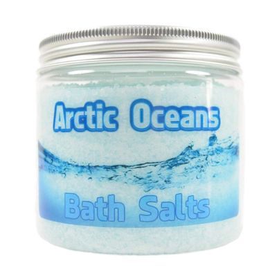 Arctic Oceans Bath Salts Soak - Bath Soaks, Herbal Bath Salts In A Jar, Sea Salt, Natural Bath Salt Soak, Spa Gifts, Epsom Salt Bath Gifts