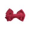 Burgundy Velvety Hair Bow With Alligator Clip For Girls - Set of 6 view 2