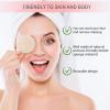 Frcolor 50 Pcs Loofah Face Pads Exfoliating Loofah Sponges Makeup Remover Reusable Soft Facial Skin Care Scrub Wash Pads view 2