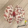 Christmas Tree Truck Pinwheel Hair Bow view 2