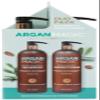 Argan Magic Shine Boosting Shampoo & Moisturizing Conditioner Duo - Gently Cleanses, Boosts Shine, Controls Frizz, Restores Moisture, Detangles | Made in USA, Paraben Free, Cruelty Free (32 oz) view 1