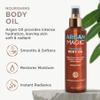 Argan Magic Nourishing Body Oil with Argan & Almond Oil | Intense Hydration, Softens & Radiates | Made in USA, Paraben Free, Cruelty Free (6 FL Oz) view 3