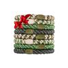 Green Hair Ties for Thick Hair, Grab & Go Ponytail Holders, 8 Pack, Cadet, Thick No-Crease Bands with Strong Hold, Damage-Free Design, Earthy Neutral Blend | L. Erickson view 1
