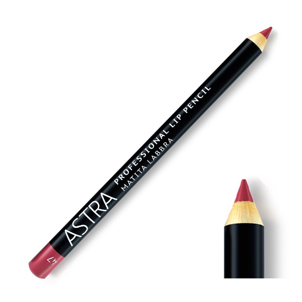 Astra Matita Labbra Professionale - Lip Pencil n. 47, 1 unit - Made in Italy [italian import], gentle petal
