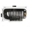 20pcs Metal Snap Clips for Hair Extensions DIY Clip in on Hair Extension Wigs 9 Teeth 32mm 1.2g/pc Black Brown Beige Color (Black) view 2