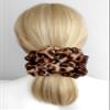 26 Colors Available, Colorful Chiffon Hair Scrunchies (Brown Leopard) view 2