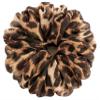 26 Colors Available, Colorful Chiffon Hair Scrunchies (Brown Leopard) view 3