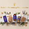 Ancient Greek Remedy Organic Spa Gift Set - Body Oil, Face Moisturizer, Foot Balm & 2 Soap Bars - Lavender Scented Skin Care Gift Basket for Women - Perfect for Christmas, Birthdays & Self Care view 3
