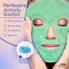 Perfecore Eye Mask Get Rid of Puffy Eyes Migraine Relief, Sleeping, Travel Therapeutic Hot Cold Compress Pack with Cover Gel Beads, Spa Therapy Wrap for Sinus (White) view 2