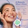 Perfecore Eye Mask Get Rid of Puffy Eyes Migraine Relief, Sleeping, Travel Therapeutic Hot Cold Compress Pack with Cover Gel Beads, Spa Therapy Wrap for Sinus (White) view 3