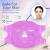 Perfecore Eye Mask Get Rid of Puffy Eyes Migraine Relief, Sleeping, Travel Therapeutic Hot Cold Compress Pack with Cover Gel Beads, Spa Therapy Wrap for Sinus (White) view 4