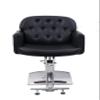 Funnylife Square Base Vintage PU Material Salon Styling Hydraulic Beauty Chair (black) view 3