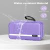 Maliton Toiletry Bag for Men & Women Travel Toiletry Bag Hanging Toiletry Bag Hygiene Organizer with 4 Compartments Waterproof Bathroom Shower Bag Large Toiletries Travel Bag (Purple) view 4
