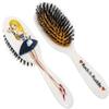 Rock & Ruddle Natural Mixed Boar Bristle Hair Brush for Women and Kids (Small/Travel Size, 17.5cm) - Great for Wet or Dry Hair, Detangling Smoothing Blowdrying - Made in UK - Miss Daisy Evening view 1