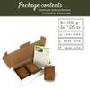LYNPHA VITALE Aleppo Soap Bar with Olive Oil and 25% of Laurel Oil Handmade Soap for Sensitive Skins, Original Recipe - 100% Natural and Biodegradable - 3x7,05 oz view 2