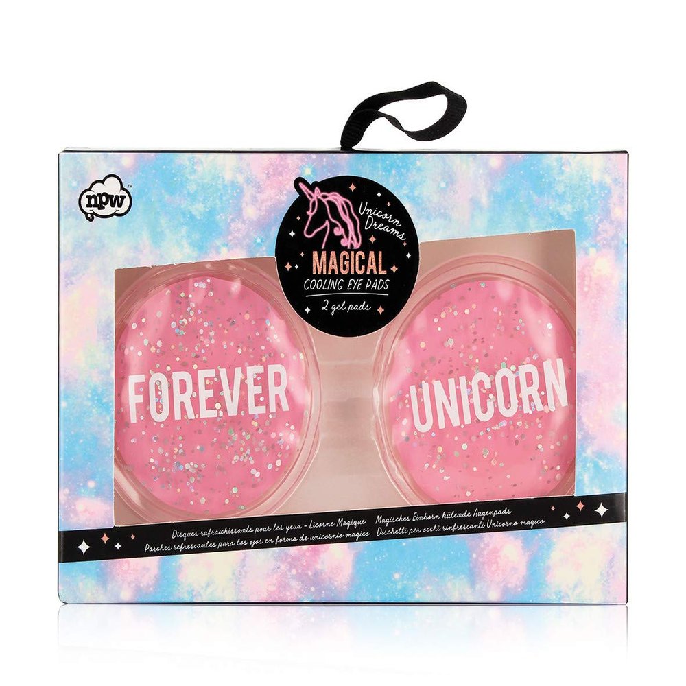 NPW Unicorn Reusable "De Puff" Cooling Gel Eye Pads, 2 Count