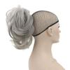 Short Curly Hair Piece Gray Claw Ponytail Synthetic Hair Blonde Clip In Hair s Hair Piece Ponytail T1B/613 12 Inches view 3