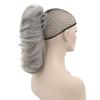 Short Curly Hair Piece Gray Claw Ponytail Synthetic Hair Blonde Clip In Hair s Hair Piece Ponytail T1B/613 12 Inches view 4