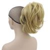 10 Colors Wavy Hair Pieces Claw Ponytail Synthetic Hair Blonde Gray Little Ponytail Clip In Hair P27/613 12 Inches view 3