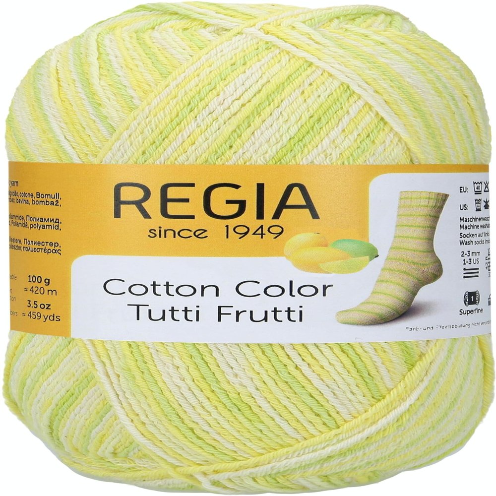 Regia Cotton Tutti Frutti Color 2424 Lemon