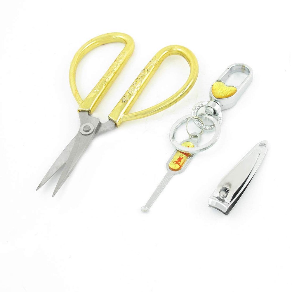 Aexit 3 in Operated Tools 1 Set Phoeenix Print Scissors + Nail Clipper + Pick Keychain Model:78as533qo410