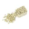 1000pcs Silicone Lined Micro Links Rings Beads Hair Feather Extensions 5.0x3.0x3.0 mm Hair Beads (Blonde) view 4