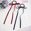 5 PCS Velvet Bowknot Hair Rope Headbands Elastics Hair Tie Bow Ponytail Holders Hair Accessories Headdress for Women Lady view 2