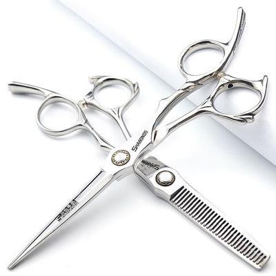 6/6.5-inch Sharonds hair clippers, professional Japanese 440C scissors, efficient scissors, scissors, comb adjuster (6 inch 2 Piece)