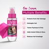 Livon Hair Serum for Men & Women | Frizz-free, stronger and shinier hair | Sulphate & Paraben free| For All Hair Types | Enriched with Argan Oil & Vitamin E | 3.3 Fl.Oz | Pack of 2 view 4