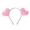 Lurrose 6pcs Heart Head Headbands Valentine's Day Head Boppers Hair Bands Love Heart Headwear for Wedding Holiday Costume Party view 4