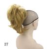 10 Colors Curly Claw Ponytail Hair Pieces Synthetic Hair Blonde Brown Clip In Hair s Little Ponytail Hair Roller P27/613 12 Inches view 2