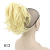 10 Colors Wavy Hair Pieces Claw Ponytail Synthetic Hair Blonde Gray Little Ponytail Clip In Hair 1B/27HL 12 Inches view 2