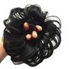 Synthetic Flexible Hair Buns Curly Scrunchy hair bun Elastic Messy Wavy Scrunchie Wrap For Ponytail s For Women #613 view 3