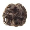 Girls Curly Hair ring hair bun With Rubber Band Brown Blonde Synthetic Hair ring Wrap For Hair Bun Ponytails #22 view 4