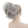 10 Colors Hair Pieces Claw Ponytail Synthetic Hair Burgundy Black Clip In Hair s Little Ponytail T1B/613 12 Inches view 1