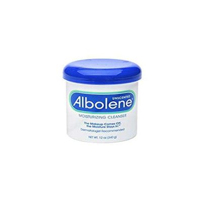 Albolene Moisturizing Cleanser, White, 12 Ounce (Pack of 12)