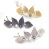 Set of 3 Lady Women Sweet Alloy Hairpin Hair Clip Fashion Hair Clamp Hair Barrettes (Leaf style) view 2