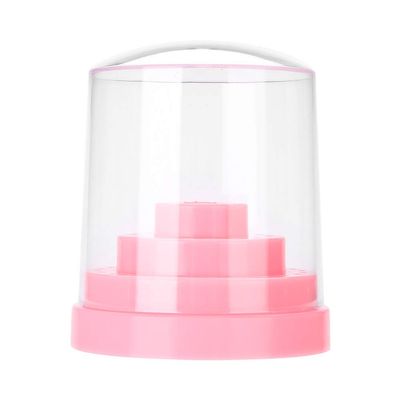 FILFEEL Nail Drill Bit Holder, 48 Holes Stand Display Organizer Box with Plastic Nail Art Accessories()