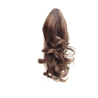 16 Inch Short Curly Claw Ponytails s High Temperature Fiber Synthetic Clip-In Pony Tail Hairpiece Blonde Brown M2-30 16 Inches