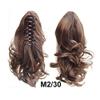 16 Inch Short Curly Claw Ponytails s High Temperature Fiber Synthetic Clip-In Pony Tail Hairpiece Blonde Brown M2-30 16 Inches view 2