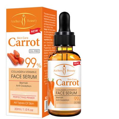 AICHUN BEAUTY Serum 99% Vitamin E Collagen Face Lifting Smoothing Oil Control Acne Perfecting Primer 4 Type (#04 CARROT)
