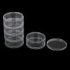 Aexit 100ml Round gauge 5-Tier Integral Clear Container Jar Case for Cosmetic Cream Makeup Eye Shadow Powder view 4
