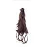 12 inch Synthetic DIY Hair Black Blonde Brown Braids Claw On Ponytail Clip In On Hair s Hair Ponytail Hair Pieces medium brown 12 Inches view 1